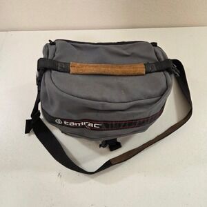 Tamrac 603 Vintage Gray Nylon Camera Shoulder Bag Lens-Bridge System Made in USA